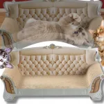 Kačių draskyklė-sofa, kartoninė, 52 cm