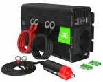 Automobilinis keitiklis Green Cell, 12V, 300W/600W, pilnos sinusoidės, saulės energijai