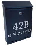 Pa&scaron;to dėžutė YORK su namo numeriu ir užra&scaron;u