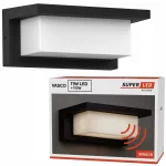 Lauko LED sieninis &scaron;viestuvas 11W su judesio jutikliu, 230V