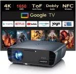 Projektorius VIZIO TECH A9G, 1650 Ansi, Google TV, Full HD, 4K, Dolby, WiFi 6, Bluetooth