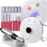 Elektrinė nagų freza ALLELAC M17 68W balta su frezomis