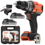 Atsuktuvas-gręžtuvas 18V 50Nm 2x2Ah BLACK DECKER BLD682D2XK
