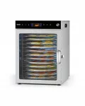 Maisto džiovintuvas VEVOR, 800 W, 45,5 l, 12 nerūdijančio plieno lentynėlių, apvalus