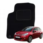 Automobilio grindų kilimėlis Citroen C3 2009&ndash;2016, VELOUR, vairuotojui, B