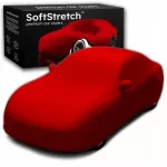 Automobilio uždangalas SoftStretch, raudonas