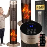 Elektrinis VEXOS kolonos radiatorius Farelka, 2000 W, tylus, ekonomi&scaron;kas, ECO