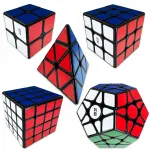 Kubiukų rinkinys QiYi: 2x2, 3x3, 4x4, piramidė, megaminx