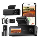 Vaizdo registratorius DDPAI N4T PRO 4K HDR, 3 kanalų, su maitinimo laidu ir 64 GB atmintimi