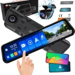 Automobilinė vaizdo kamera ORLLO Autoplay PRO 4K, su GPS ir WiFi, priekinė ir galinė