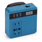 Keitiklis 21V/220V su LCD ekranu, AC lizdu ir 3 USB jungtimis