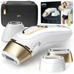 IPL fotoepiliatorius veidui, kojoms ir bikinio zonai BRAUN Silk-expert 5 PRO su dėklu