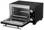 Mini orkaitė MPM MPE-13, 10 l, 800 W, 2 elektrinės kaitlentės, juoda