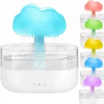 Oro drėkintuvas ir aromato difuzorius su LED naktine lempa "Mushroom