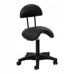 Kosmetinė taburetė 6001B, juoda