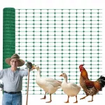 Plastikinė vi&scaron;tų aptvaro tinklinė tvora, žalia, 1x30 m