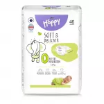 Sauskelnės Bella Baby Happy 0, nei&scaron;ne&scaron;iotiems kūdikiams, 46 vnt.