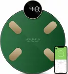 Voninė svarstyklės Healthfun su Bluetooth, kūno sudėties analize, 180 kg