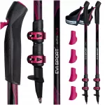 Aliumininės teleskopinės &scaron;iaurieti&scaron;ko ėjimo lazdos NORDIC WALKING, sulankstomos