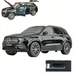 Mercedes-Benz GLE 350 modelis, 1:24, metalinis žaislinis visureigis su LED &scaron;viesomis, dėžutėje