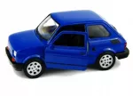 Vaiki&scaron;kas metalinis modelis FIAT 126p, Welly 1:34, mėlynas