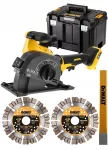 Sienų freza DEWALT DCG200NT, 54V, 125 mm, be&scaron;epetėlinė, su TSTAK VI dėže