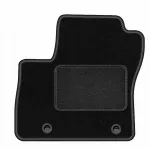 Automobilio kilimėlis Ford Kuga MK1 2008-2011, velūras, juodas, LUX, vairuotojui