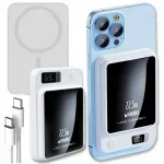 Ne&scaron;iojama belaidė magnetinė baterija su MagSafe, 10000mAh, 22,5W, su PD ir C-C laidu
