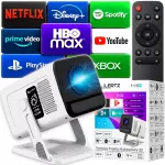 LED projektorius HY390 PRO, Full HD, 4K, Android 14, WiFi, SMART TV