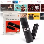 Multimedijos grotuvas XIAOMI Smart TV Stick 4K, Google Chromecast, 2-oji karta