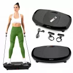 Vibracinė treniruočių platforma GYMTEK XP750, 3D masažuoklis su rankenomis