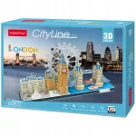 3D dėlionė 107, miesto panorama Londonas