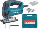 Elektrinis siaurapjūklis MAKITA 4350FCT, 720 W, be raktų keičiamas pjūklelis, su dėklu