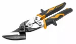 Lak&scaron;tinio metalo žirklės TOLSEN, 250 mm, iki 1,2 mm, Cr-Mo
