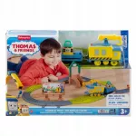 Vaiki&scaron;kas traukinukas Fisher Price Tomek, bėgiai ir Carly lokomotyvas