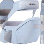 Vaiki&scaron;ka ergonomi&scaron;ka medvilninė ne&scaron;ynė su klubų atrama