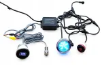 Elektroninis termometras su LED ap&scaron;vietimu, daugiaspalvis, spa baseinui