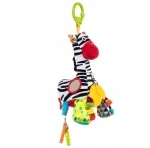 Pakabinamas žaislas Balibazoo Zebra Zoya su muzika, tinka nuo gimimo