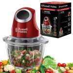 Elektrinis daržovių ir vaisių smulkintuvas RUSSELL HOBBS, 200 W, Turbo režimas
