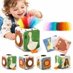 Rū&scaron;iavimo dėžutė su servetėlėmis, Montessori sensorinis lavinamasis žaislas