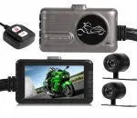 Motociklo vaizdo registratorius su 3&Prime; ekranu, Full HD kamera