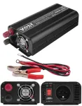 Įtampos keitiklis 12V į 230V, 500W/1000W, pilnos sinusoidės, VOLT Poland, tinkamas siurbliams ir varikliams