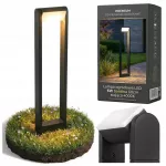 Lauko LED &scaron;viestuvas, 60 cm, pastatomas, reguliuojamas, 4000K