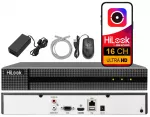 16 kanalų IP vaizdo įra&scaron;ymo įrenginys HiLook by Hikvision, 2x HDD, iki 8MPx