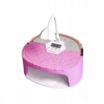 Nagų lempa LED, 45 diodų, kompakti&scaron;ka, automatinis jutiklis, rožinė