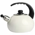 Emaliuotas virdulys 2,5 l, ecru, tinka dujinėms ir indukcinėms viryklėms