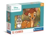 Medinės kaladėlės Clementoni, 12 dalių, Disney 41196
