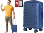 Lagaminas ABS BLOOM M 20", rankinis, mažas, įvairių spalvų, su adresuote