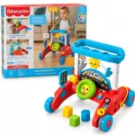 Vaiki&scaron;ka stumdukas Fisher-Price, 2in1, su &scaron;vieselėmis, anglų kalba, nuo 6 mėn.