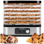 Daržovių, vaisių ir grybų džiovyklė, 6 sietai, 450W, laikmatis
